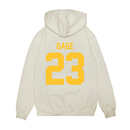 LSU - NCAA Football : Stacy Gage - Vintage Helmet Premium Hooded Sweatshirt-1