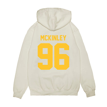 LSU - NCAA Football : Dominick McKinley - Vintage Helmet Premium Hooded Sweatshirt-1
