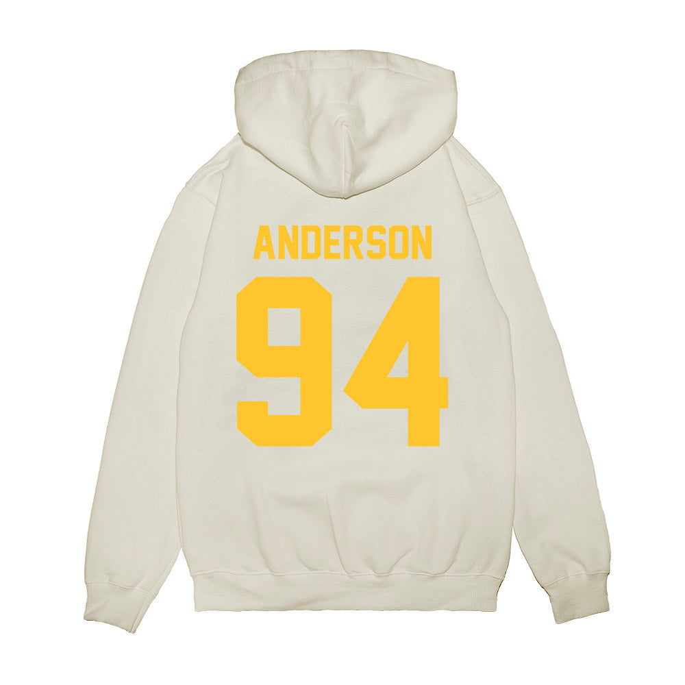 LSU - NCAA Football : Richard Anderson - Vintage Helmet Premium Hooded Sweatshirt-1