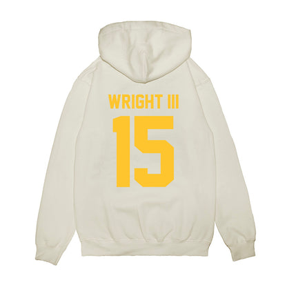 LSU - NCAA Football : Phillip Wright III - Vintage Helmet Premium Hooded Sweatshirt-1