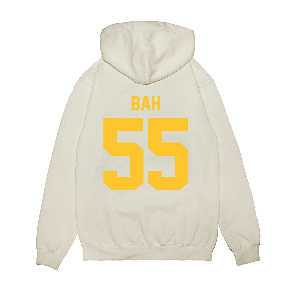 LSU - NCAA Football : Aliou Bah - Vintage Helmet Premium Hooded Sweatshirt-1