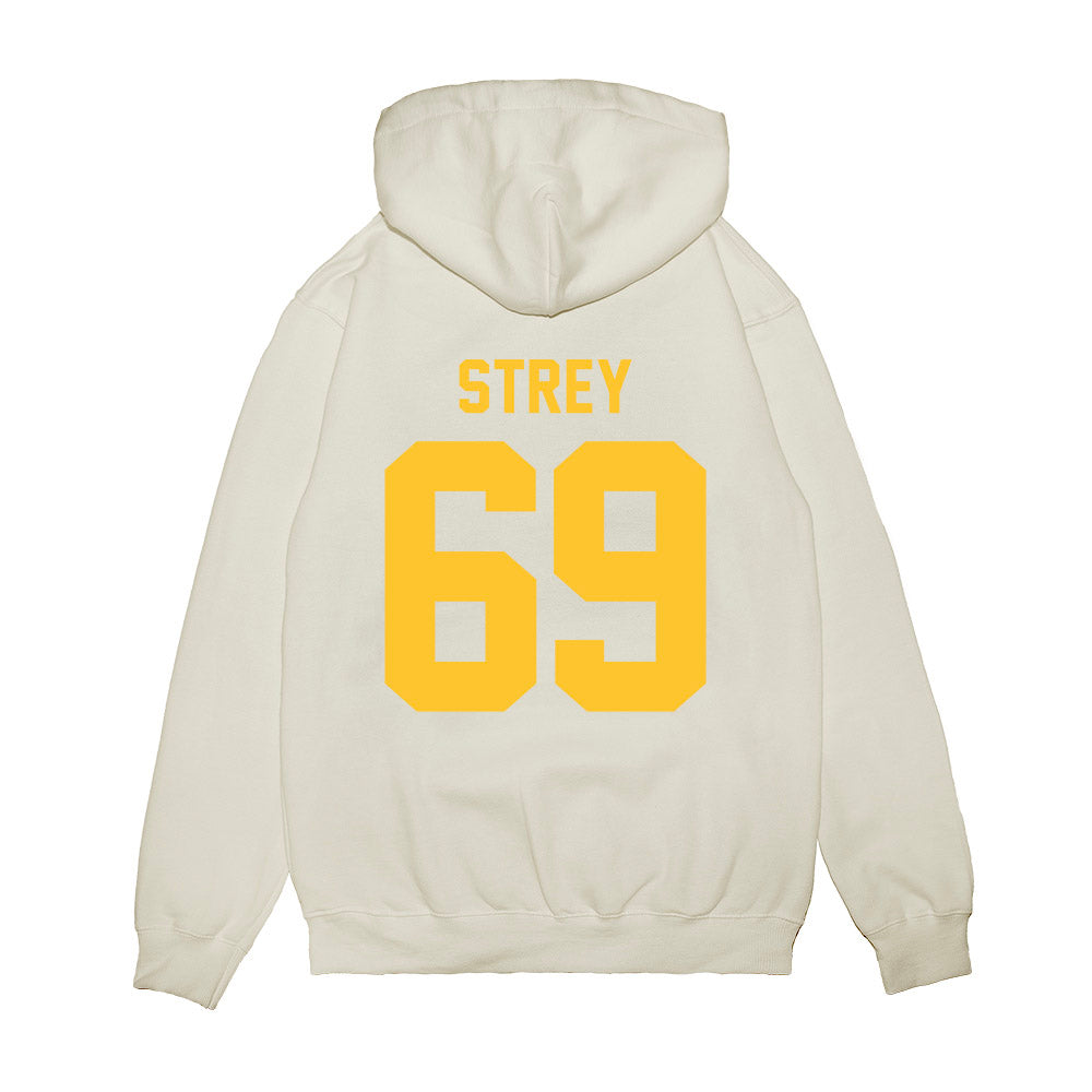 LSU - NCAA Football : Darrin Strey - Vintage Helmet Premium Hooded Sweatshirt-1