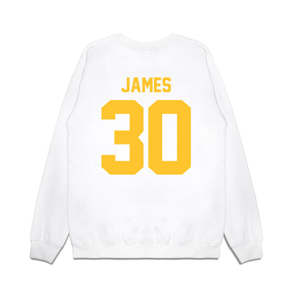 LSU - NCAA Football : Treylan James - Vintage Helmet Premium Crewneck Sweatshirt-1
