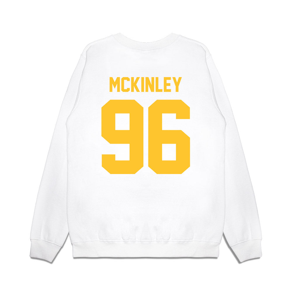 LSU - NCAA Football : Dominick McKinley - Vintage Helmet Premium Crewneck Sweatshirt-1