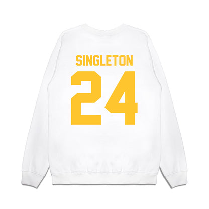 LSU - NCAA Football : Tylen Singleton - Vintage Helmet Premium Crewneck Sweatshirt-1