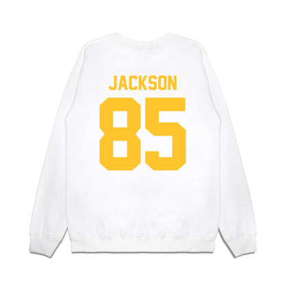 LSU - NCAA Football : Josh Jackson - Vintage Helmet Premium Crewneck Sweatshirt-1