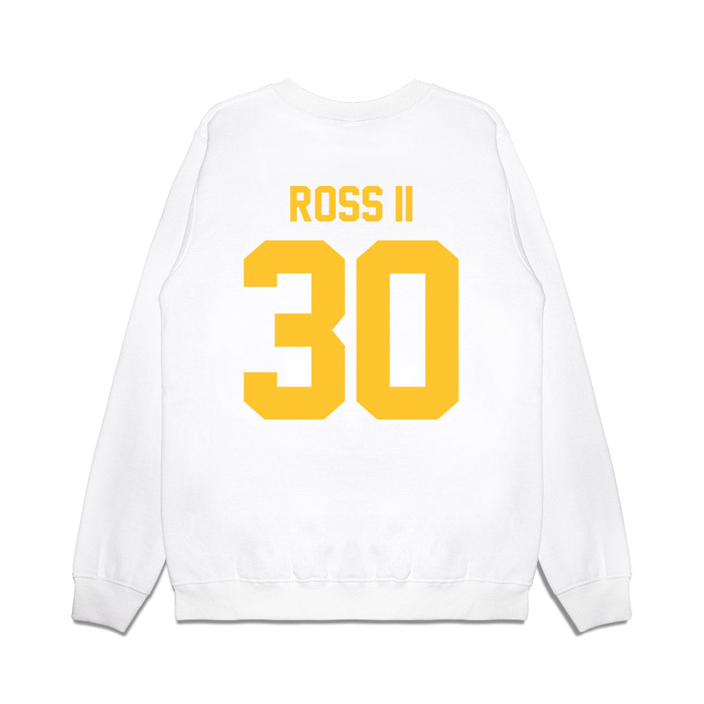 LSU - NCAA Football : Charles Ross II - Vintage Helmet Premium Crewneck Sweatshirt-1