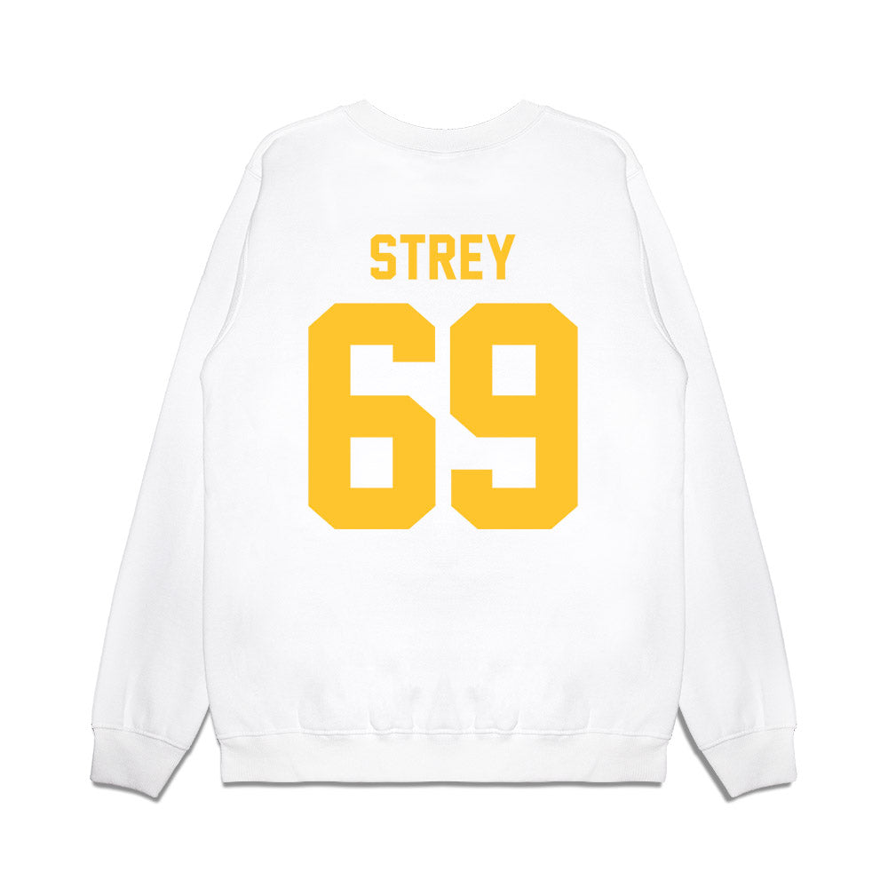 LSU - NCAA Football : Darrin Strey - Vintage Helmet Premium Crewneck Sweatshirt-1