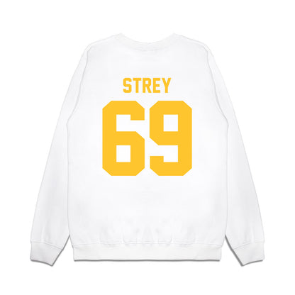 LSU - NCAA Football : Darrin Strey - Vintage Helmet Premium Crewneck Sweatshirt-1