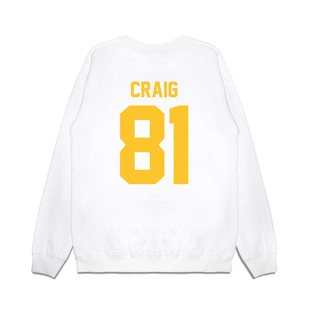 LSU - NCAA Football : Landon Craig - Vintage Helmet Premium Crewneck Sweatshirt-1