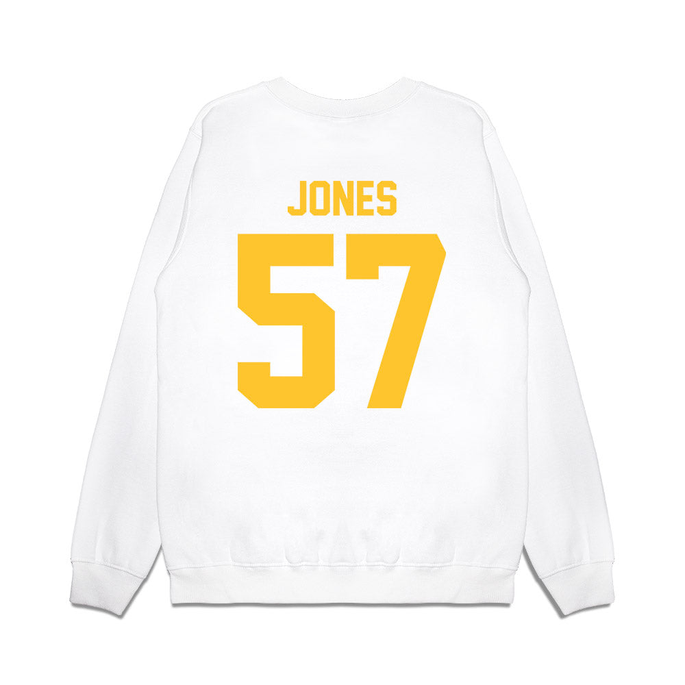 LSU - NCAA Football : Jakolby Jones - Vintage Helmet Premium Crewneck Sweatshirt-1
