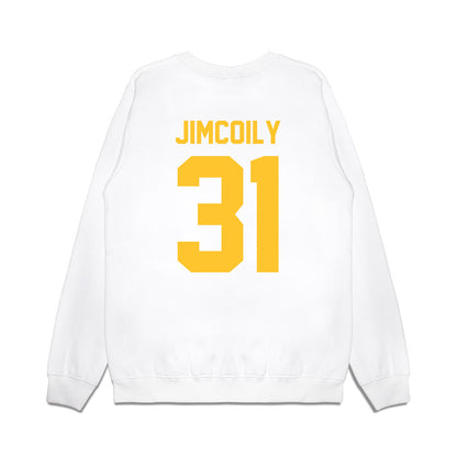 LSU - NCAA Football : CJ Jimcoily - Vintage Helmet Premium Crewneck Sweatshirt-1