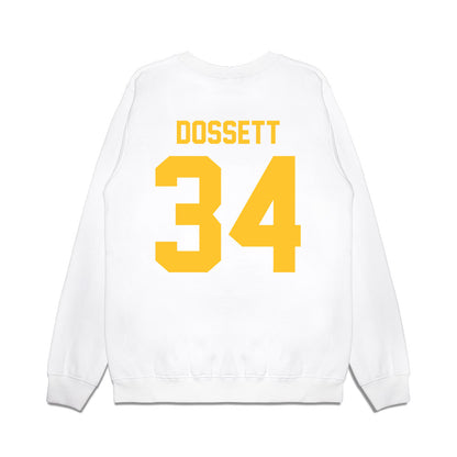LSU - NCAA Football : Mason Dossett - Vintage Helmet Premium Crewneck Sweatshirt-1