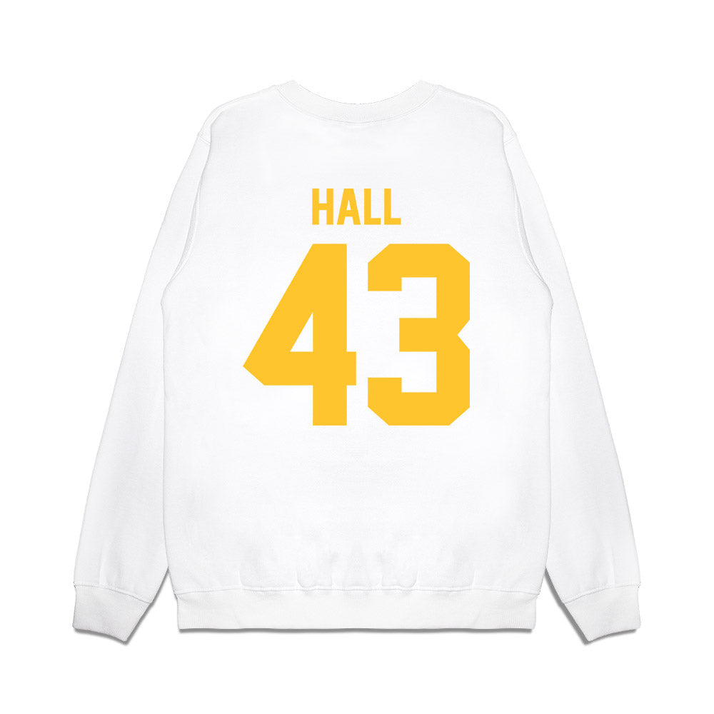 LSU - NCAA Football : Silas Hall - Vintage Helmet Premium Crewneck Sweatshirt-1