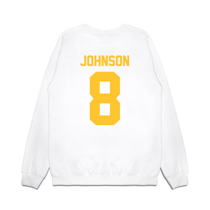 LSU - NCAA Football : Jujuan Johnson - Vintage Helmet Premium Crewneck Sweatshirt-1