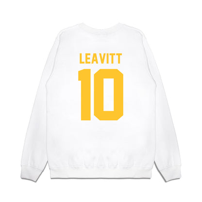 LSU - NCAA Football : Sam Leavitt - Vintage Helmet Premium Crewneck Sweatshirt-1