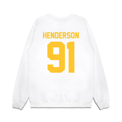 LSU - NCAA Football : Trenton Henderson - Vintage Helmet Premium Crewneck Sweatshirt-1
