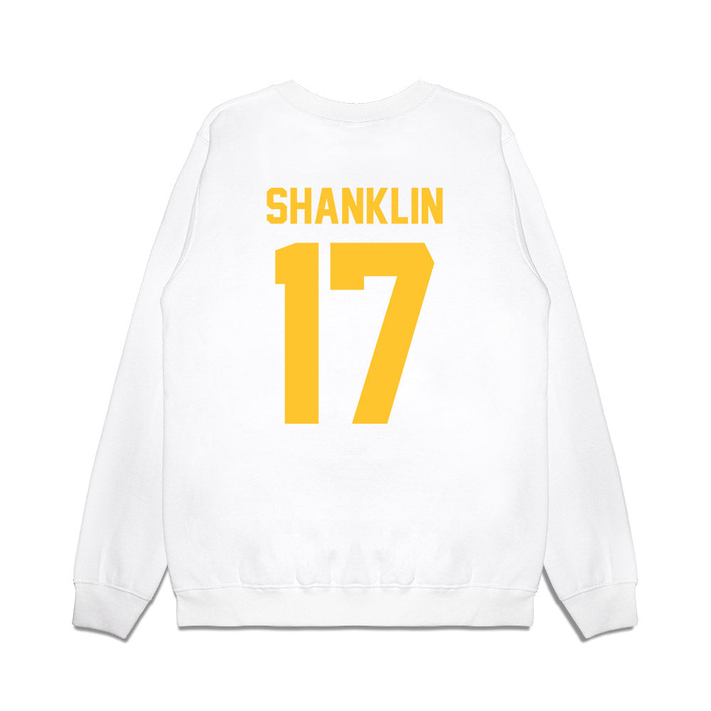 LSU - NCAA Football : Damien Shanklin - Vintage Helmet Premium Crewneck Sweatshirt-1