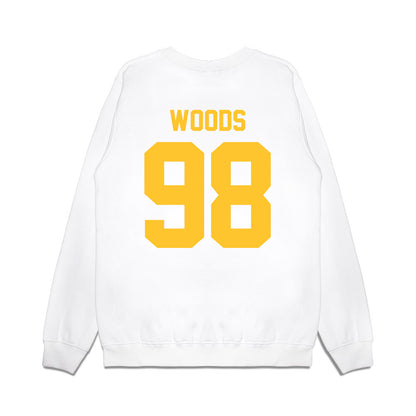 LSU - NCAA Football : Achilles Woods - Vintage Helmet Premium Crewneck Sweatshirt-1