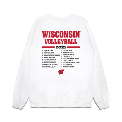 Wisconsin - NCAA Women's Volleyball : - Premium Crewneck Sweatshirt-1