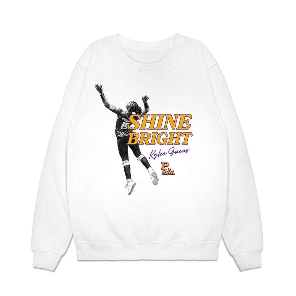 undefined - NCAA Women's Volleyball : Kylee Owens - Collage Premium Crewneck Sweatshirt-0
