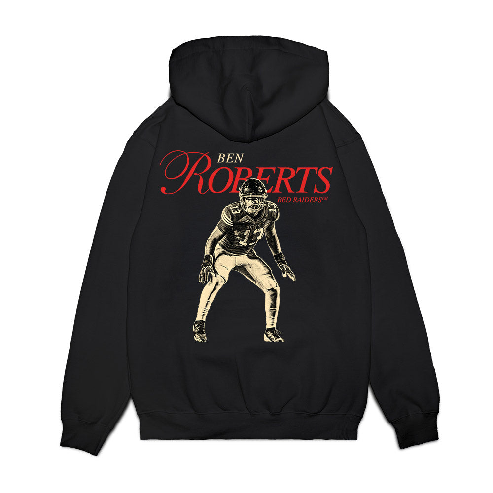 Texas Tech - NCAA Football : Ben Roberts - Legacy Premium Hooded Sweatshirt-1