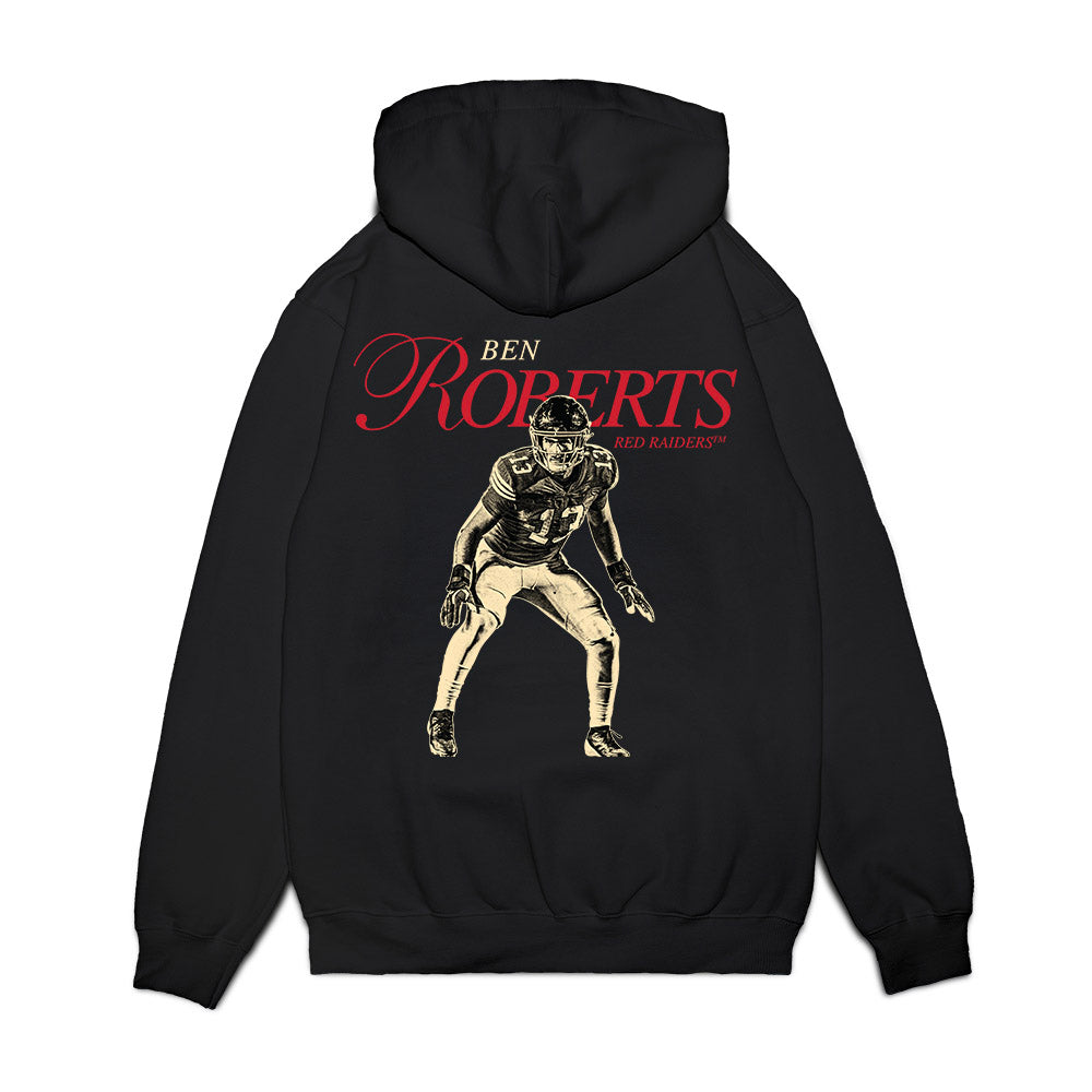Texas Tech - NCAA Football : Ben Roberts - Legacy Premium Hooded Sweatshirt-1