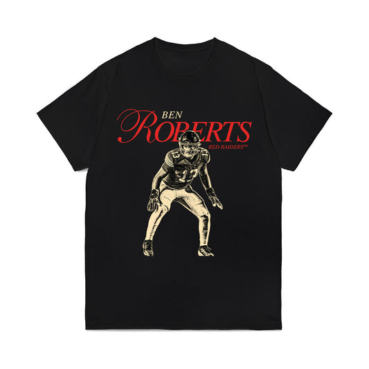 Texas Tech - NCAA Football : Ben Roberts - Legacy Comfort Colors T-Shirt-0