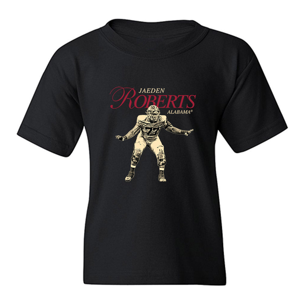 Alabama - NCAA Football : Jaeden Roberts - Youth T-Shirt-0