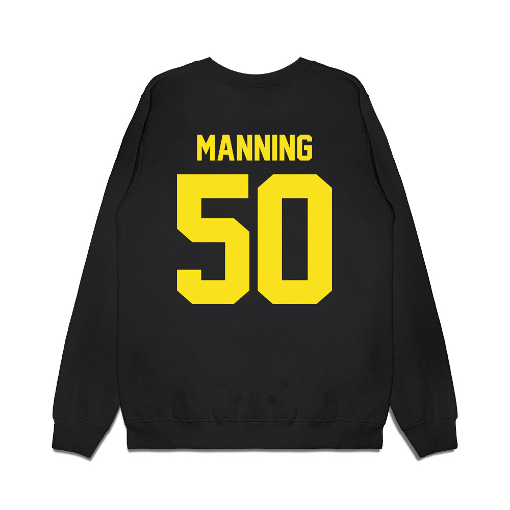 Oregon - NCAA Football : Demetri Manning - Vintage Helmet Premium Crewneck Sweatshirt-1