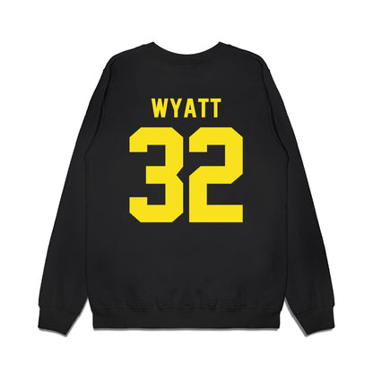 Oregon - NCAA Football : Nasir Wyatt - Vintage Helmet Premium Crewneck Sweatshirt-1