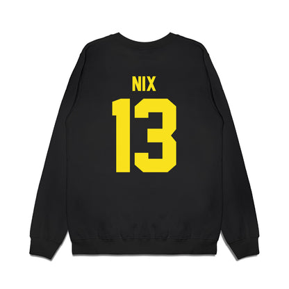 Oregon - NCAA Football : Gavin Nix - Vintage Helmet Premium Crewneck Sweatshirt-1