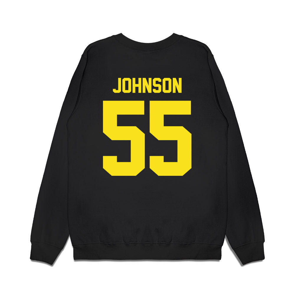 Oregon - NCAA Football : Matthew Johnson - Vintage Helmet Premium Crewneck Sweatshirt-1