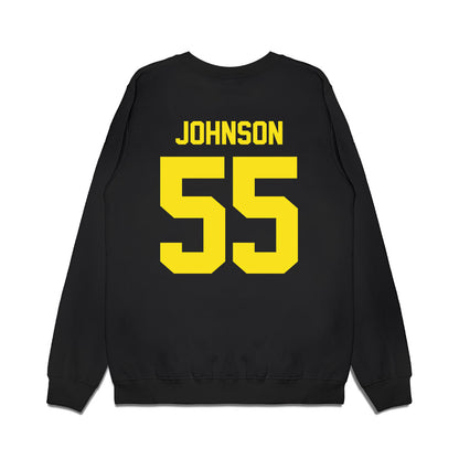 Oregon - NCAA Football : Matthew Johnson - Vintage Helmet Premium Crewneck Sweatshirt-1