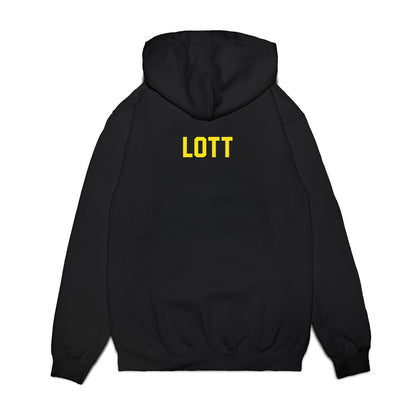 Oregon - NCAA Football : Jalen Lott - Vintage Helmet Premium Hooded Sweatshirt-1