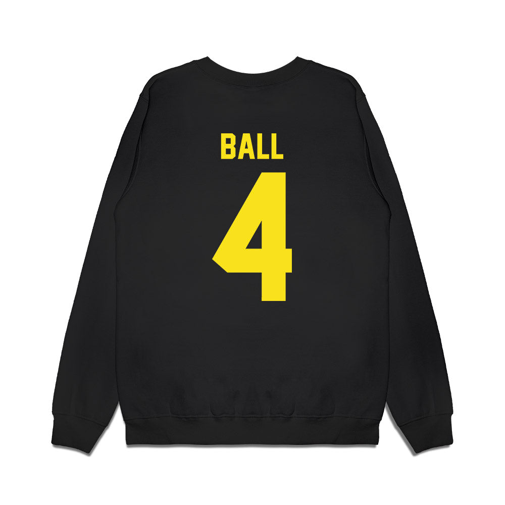 Oregon - NCAA Football : Tradarian Ball - Vintage Helmet Premium Crewneck Sweatshirt-1