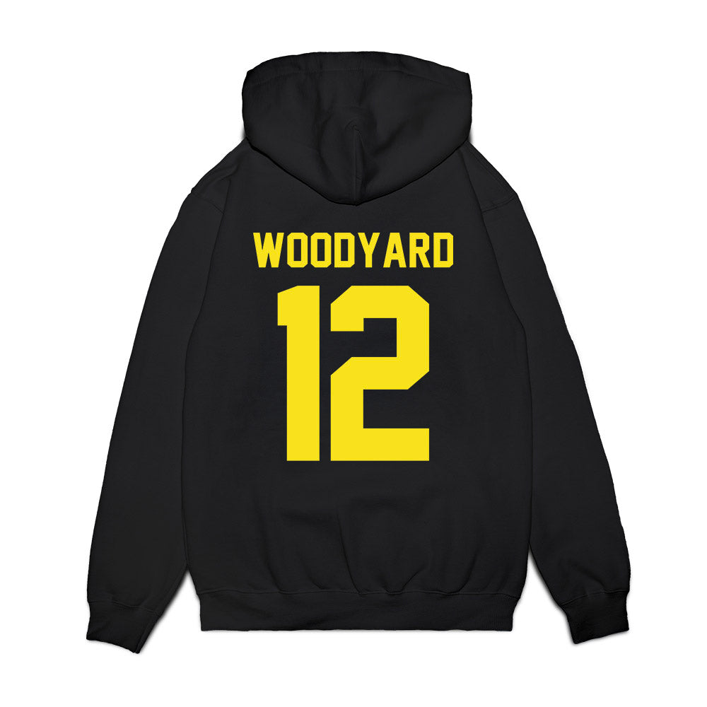 Oregon - NCAA Football : Peyton Woodyard - Vintage Helmet Premium Hooded Sweatshirt-1