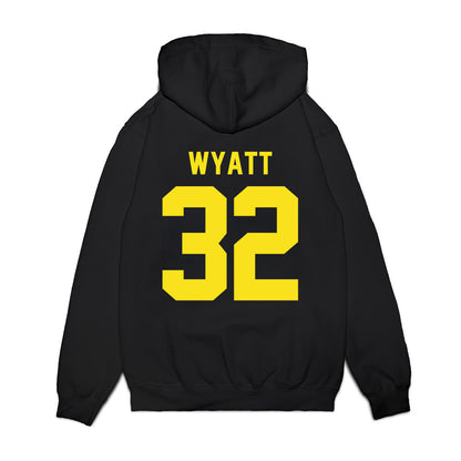 Oregon - NCAA Football : Nasir Wyatt - Vintage Helmet Premium Hooded Sweatshirt-1