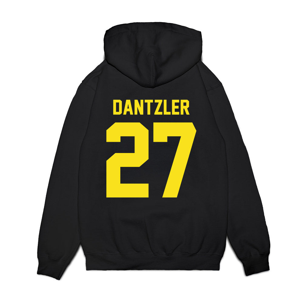 Oregon - NCAA Football : Bleu Dantzler - Vintage Helmet Premium Hooded Sweatshirt-1