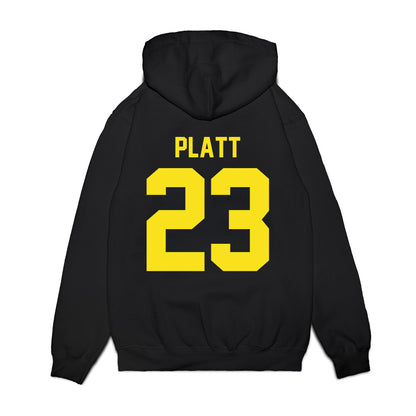 Oregon - NCAA Football : Brayden Platt - Vintage Helmet Premium Hooded Sweatshirt-1