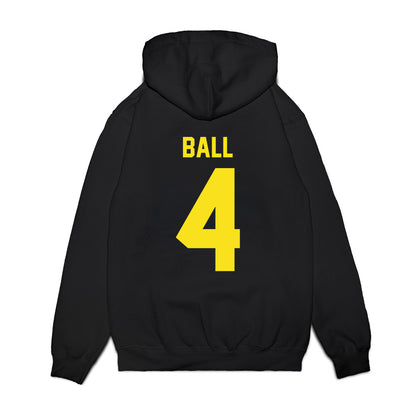 Oregon - NCAA Football : Tradarian Ball - Vintage Helmet Premium Hooded Sweatshirt-1