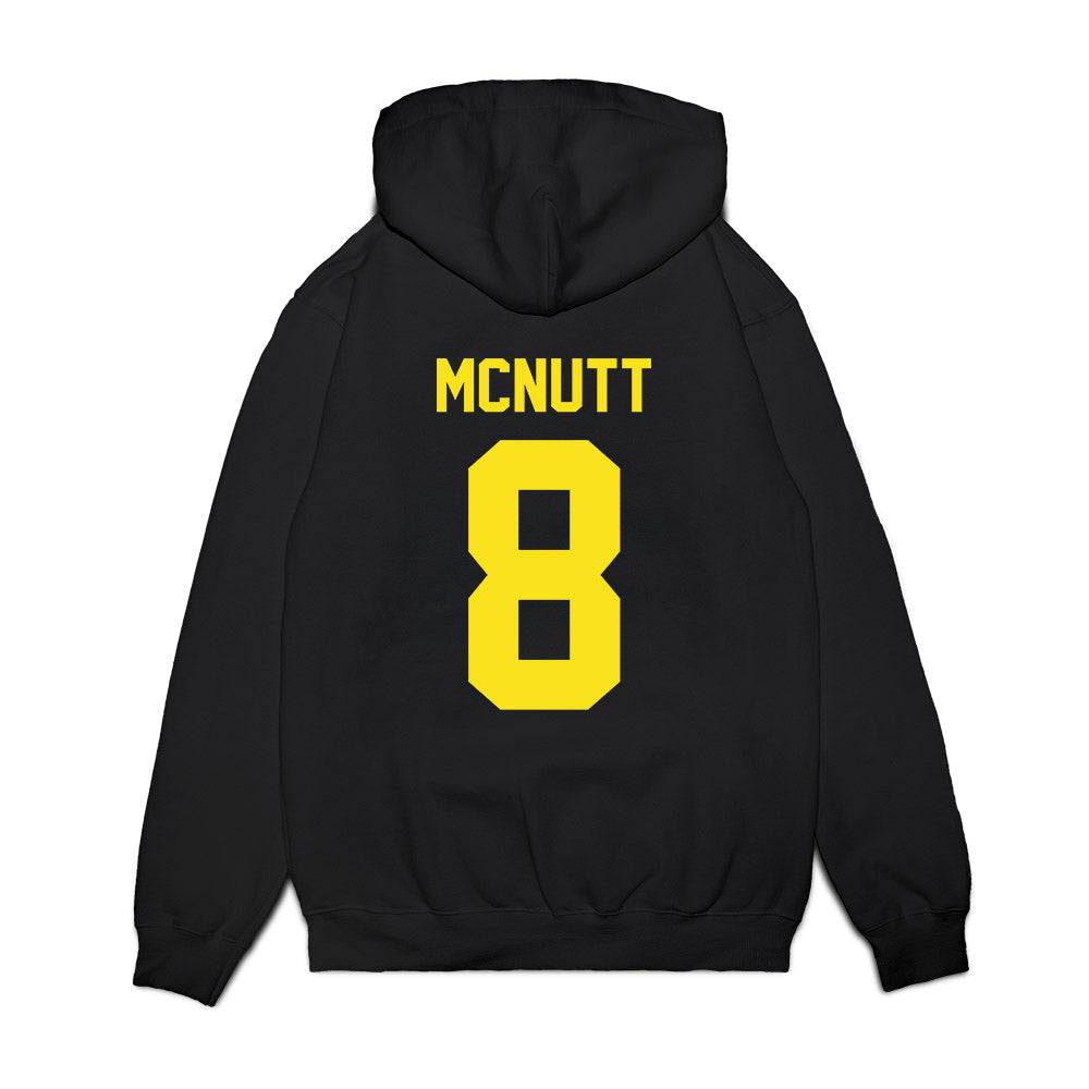 Oregon - NCAA Football : Trey McNutt - Vintage Helmet Premium Hooded Sweatshirt-1