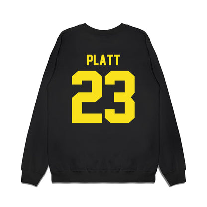 Oregon - NCAA Football : Brayden Platt - Vintage Helmet Premium Crewneck Sweatshirt-1
