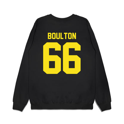 Oregon - NCAA Football : Bryce Boulton - Vintage Helmet Premium Crewneck Sweatshirt-1
