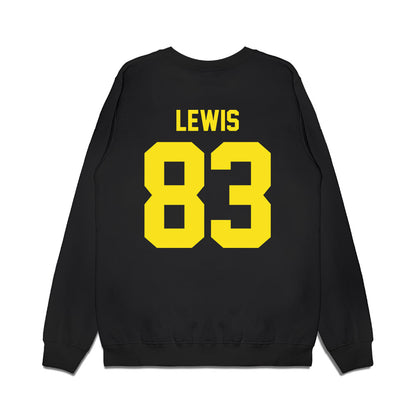 Oregon - NCAA Football : Hudson Lewis - Vintage Helmet Premium Crewneck Sweatshirt-1