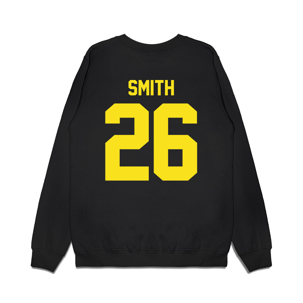 Oregon - NCAA Football : Brandon Smith - Vintage Helmet Premium Crewneck Sweatshirt-1
