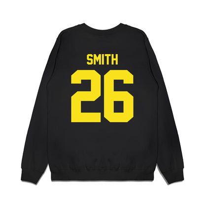 Oregon - NCAA Football : Brandon Smith - Vintage Helmet Premium Crewneck Sweatshirt-1
