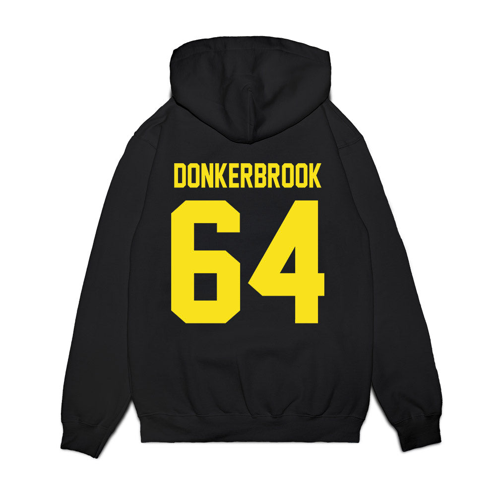 Oregon - NCAA Football : Thomas Donkerbrook - Vintage Helmet Premium Hooded Sweatshirt-1