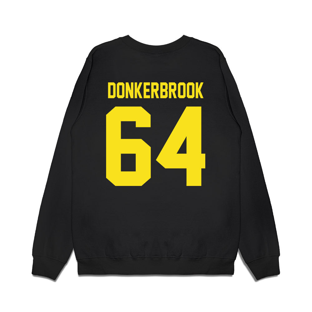Oregon - NCAA Football : Thomas Donkerbrook - Vintage Helmet Premium Crewneck Sweatshirt-1