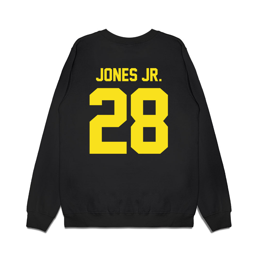 Oregon - NCAA Football : Anthony Jones Jr. - Vintage Helmet Premium Crewneck Sweatshirt-1